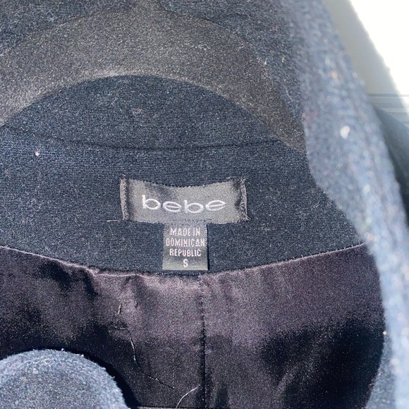 Bebe Double Breasted High Waist Pea Coat - Picture 3 of 3